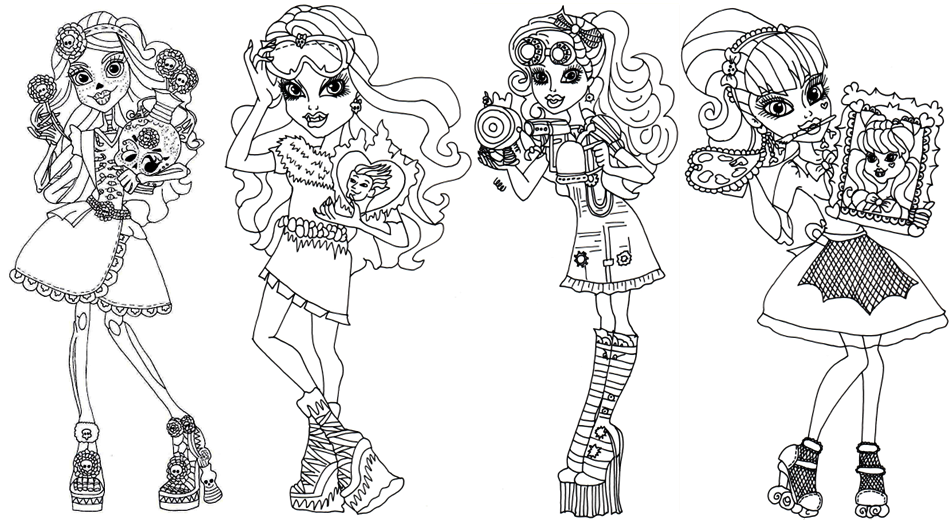Elissabat Monster High Coloring Pages Coloring Pages